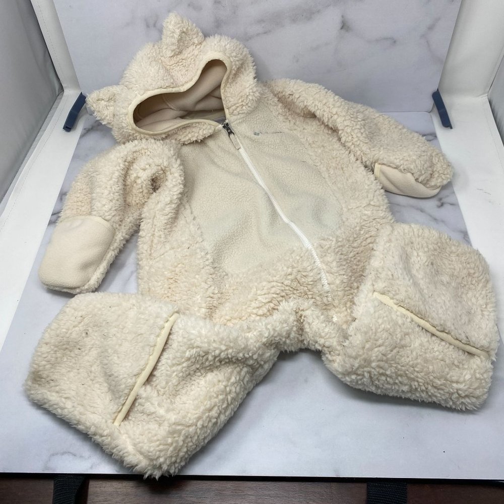 Columbia Foxy Fleece Bear Sherpa Bunting Size 18-24M